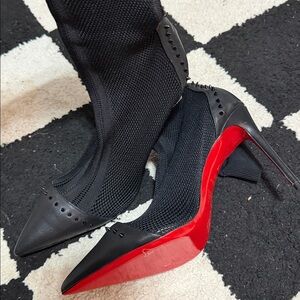 Elegant Black Women  Red Bottom Inspired